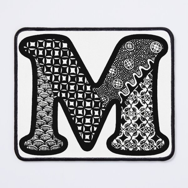 Item preview, Letter M (Big & Centered) designed and sold by DreamWearin.