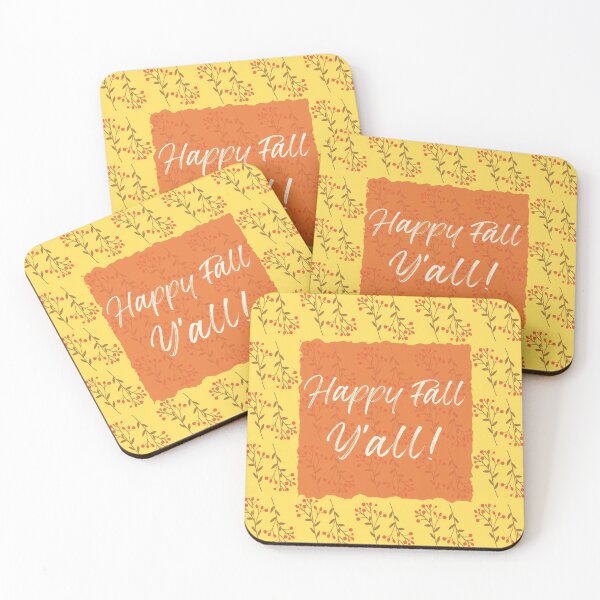 Item preview, Happy Fall Y'all! Autumn Pattern designed and sold by Auntieck.