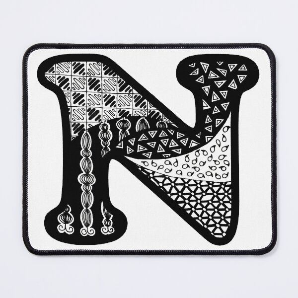 Item preview, Letter N (Big & Centered) designed and sold by DreamWearin.