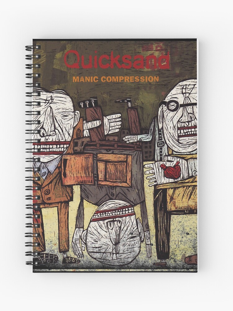 Quicksand Manic Compression | Spiral Notebook