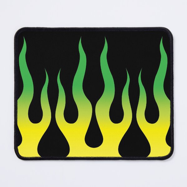 Item preview, FLAMES - LEMON n LIME - INVERTED designed and sold by deathtunejdm.