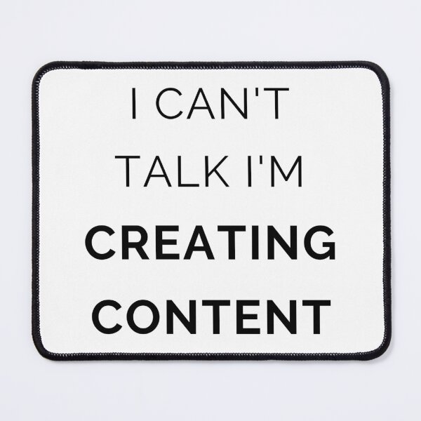 Item preview, I Can't Talk I'm Creating Content | Social Media Manager | Influencer | Virtual Assistant designed and sold by EJManagement.