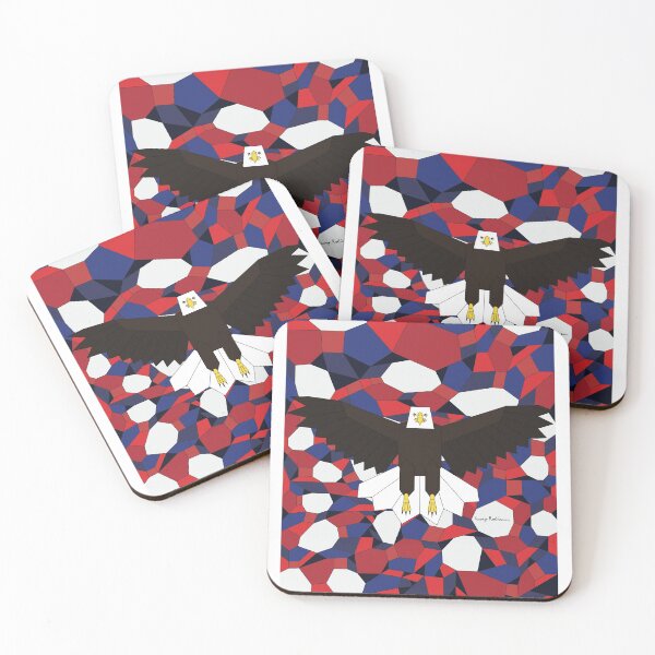 Item preview, Geometric Bald Eagle designed and sold by Caseymakesart.
