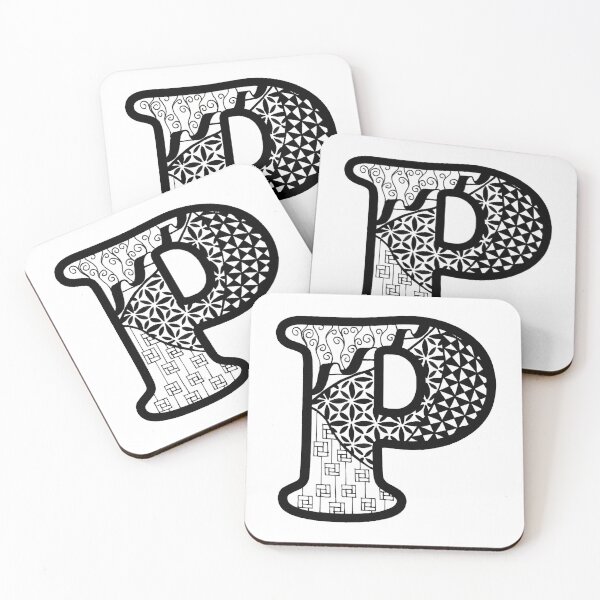 Item preview, Letter P (Big & Centered) designed and sold by DreamWearin.
