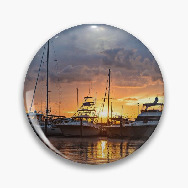 Item preview, Miami Beach Florida Sunset FL Marina designed and sold by Piper-Deals.