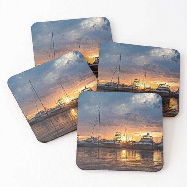 Item preview, Miami Beach Florida Sunset FL Marina designed and sold by Piper-Deals.