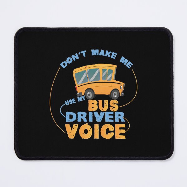 Item preview, Funny Vintage Bus Driver Voice Job Operator Busman Driving - DON'T MAKE ME USE MY BUS DRIVER VOICE - Funny Bus Drivers designed and sold by FELTA.