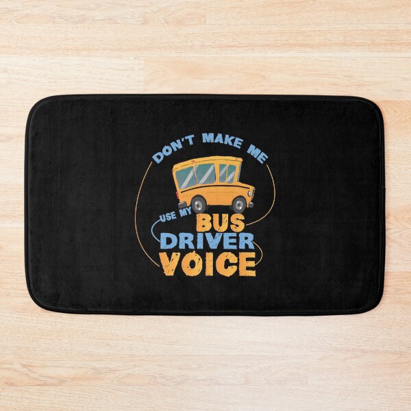 Item preview, Funny Vintage Bus Driver Voice Job Operator Busman Driving - DON'T MAKE ME USE MY BUS DRIVER VOICE - Funny Bus Drivers designed and sold by FELTA.