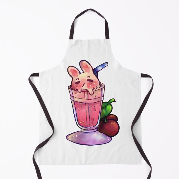 Item preview, cute pastel strawberry bunny milk shake designed and sold by Brambleberry.