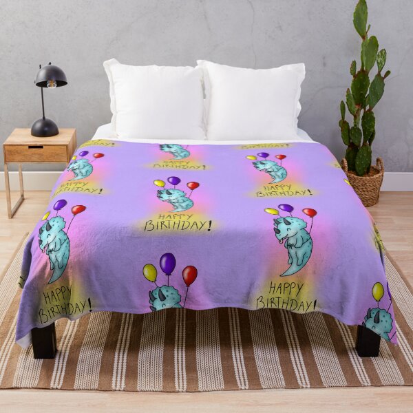 Item preview, Happy Birthday Triceratops  designed and sold by saradrawspaleo.