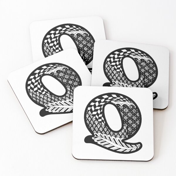 Item preview, Letter Q (Big & Centered) designed and sold by DreamWearin.