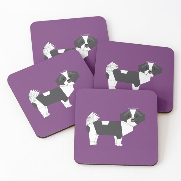 Item preview, Geometric Shih Tzu Dog without background designed and sold by Caseymakesart.