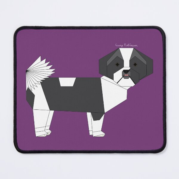 Item preview, Geometric Shih Tzu Dog without background designed and sold by Caseymakesart.