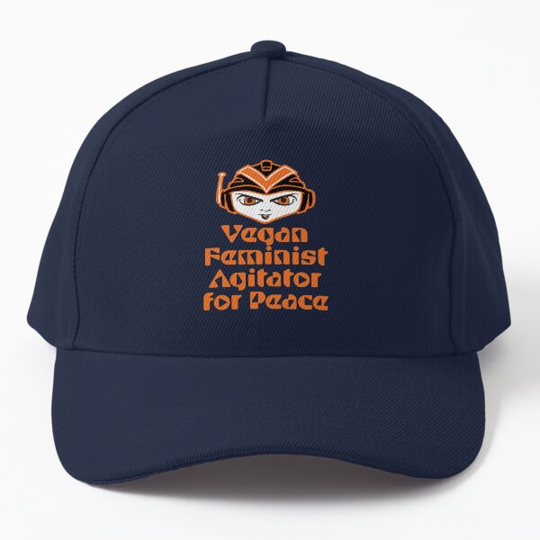 Vegan Feminist Agitator for Peace Baseball Cap
