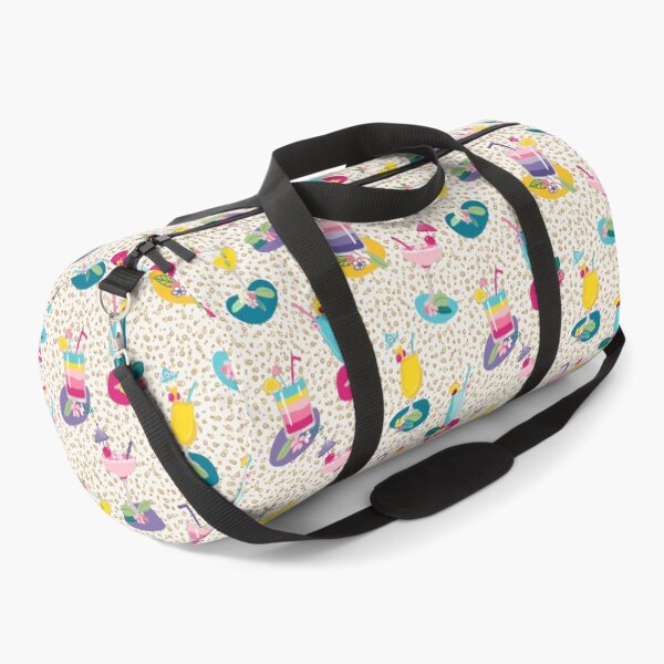 Cocktails, summer drinks, fruity alcoholic beverages, party drink pattern Duffle Bag