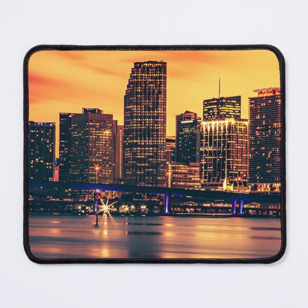 Item preview, Miami Beach Florida Sunset FL Skyline Orange designed and sold by Piper-Deals.