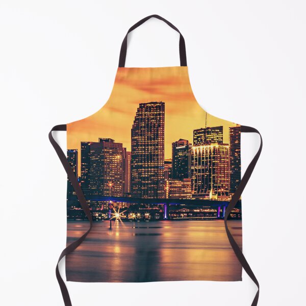 Item preview, Miami Beach Florida Sunset FL Skyline Orange designed and sold by Piper-Deals.