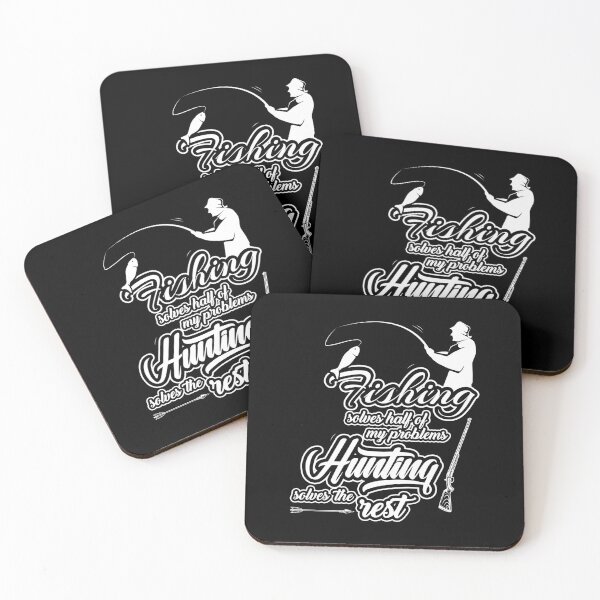 Item preview, Fishing Solves Half Of My Problems Hunting Solves The Rest designed and sold by InkonoStore.