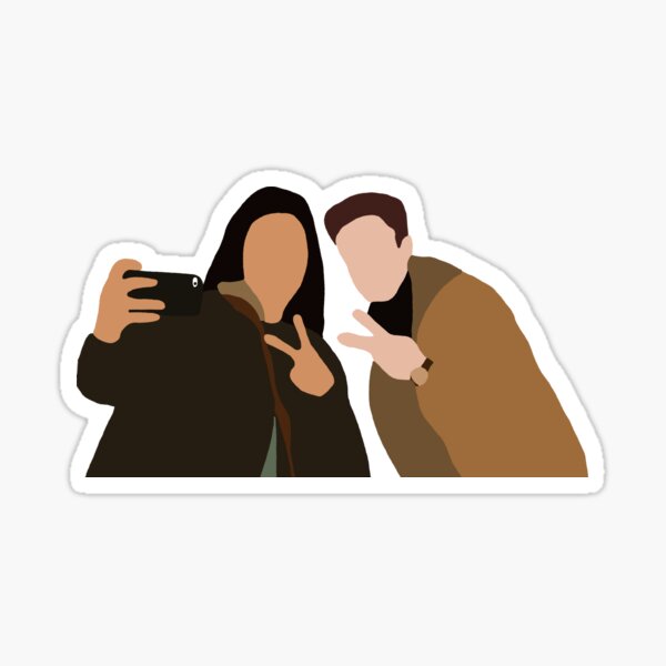 Barry and Cisco Sticker