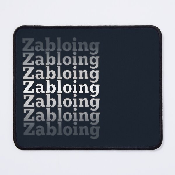 Zabloing Floppa Meme Cat Mouse Pad