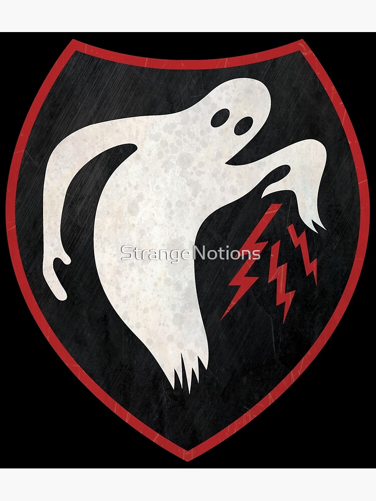 Póster «Parche Del Ejército Fantasma De Las Tropas Especiales Del Cuartel General 23 Del Ejército De La Segunda Guerra Mundial De Triangulargoing