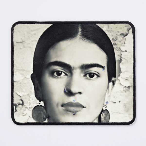 Item preview, Frida Kahlo with Facial Piercings designed and sold by FridaArtGallery.