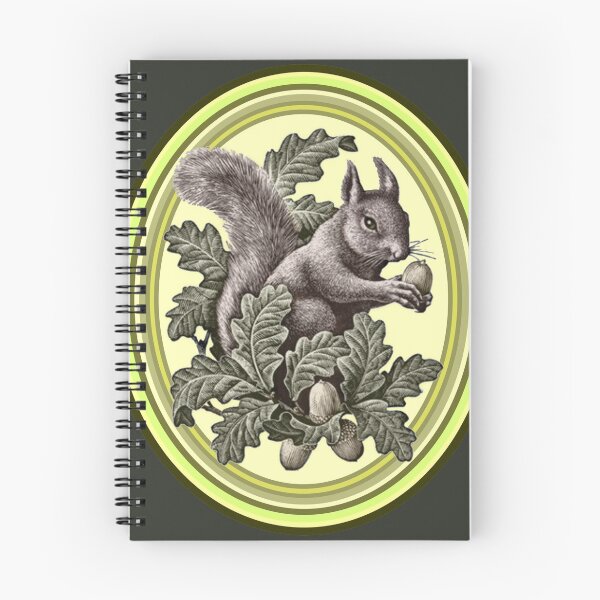 Item preview, vintage squirrel and acorn  designed and sold by sandpiperstudio.
