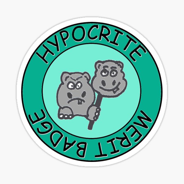 Stickers Sur Le Theme Hypocrite Redbubble