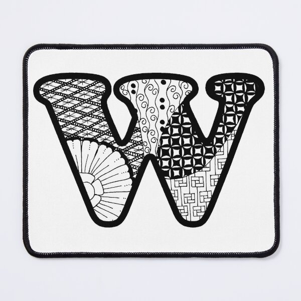 Item preview, Letter W (Big & Centered) designed and sold by DreamWearin.