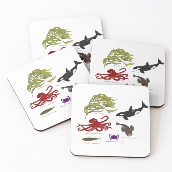 Item preview, Marine Species of the Pacific Northwest designed and sold by WestCoastWoods.