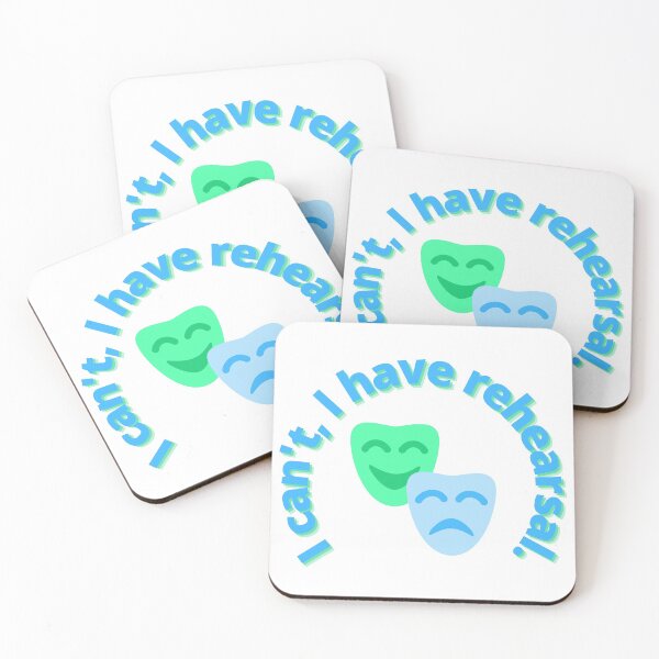 Item preview, I Can't, I Have Rehearsal - Green and Blue designed and sold by inmylife24601.
