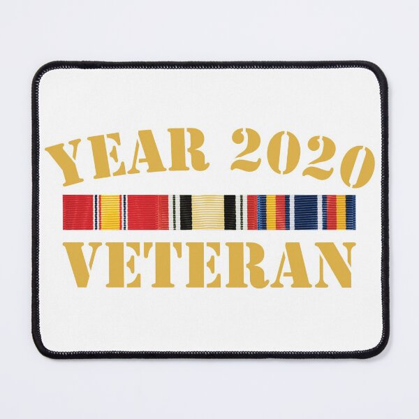 Item preview, Year 2020 Veteran with Iran Afghanistan War Ribbons - Black designed and sold by johnta17.