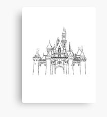 Aesthetic Sleepy Castle Canvas Print