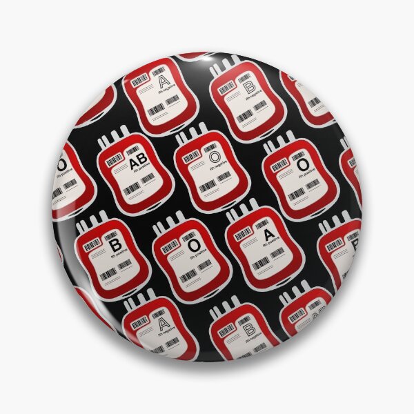 Item preview, Blood Bank RBC Pattern Black designed and sold by Lindsey Seymour.