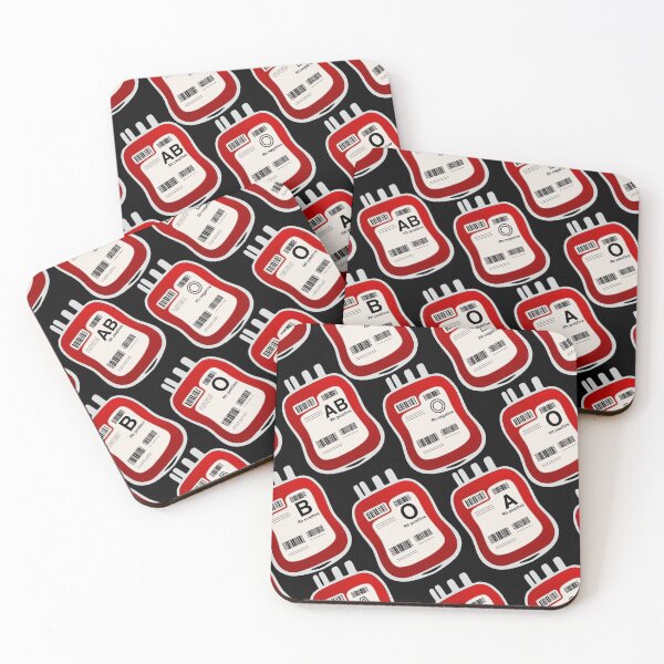 Item preview, Blood Bank RBC Pattern Black designed and sold by Lindsey Seymour.