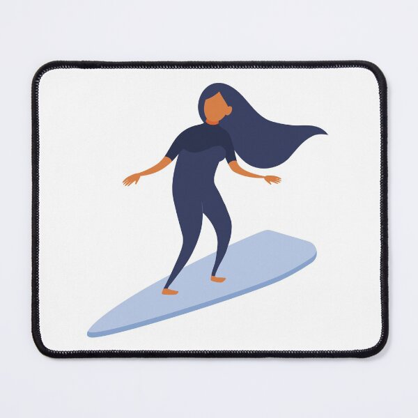 Item preview, SURFER girl in blue designed and sold by jazzydevil.