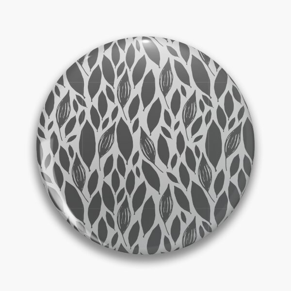 Item preview, Dark Grey Leaves on Light Grey designed and sold by JazzPWall.