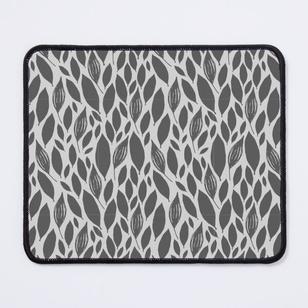 Item preview, Dark Grey Leaves on Light Grey designed and sold by JazzPWall.