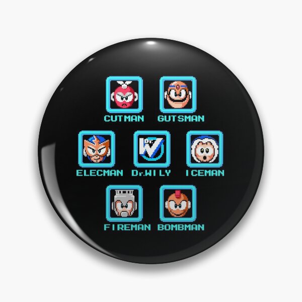 Item preview, Megaman 1 stage select  designed and sold by MessiasTruax.