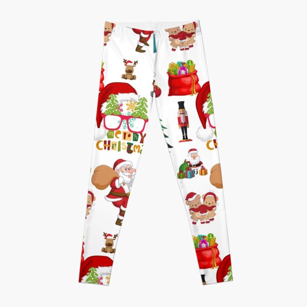 santa sack suit - merry christmas 2021 Leggings