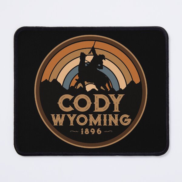 Item preview, Cody Wyoming Retro Wild West Cowboy designed and sold by NoBonesLife.
