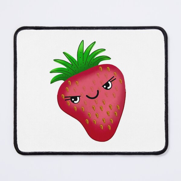 Item preview, Angry red Strawberry designed and sold by jazzydevil.