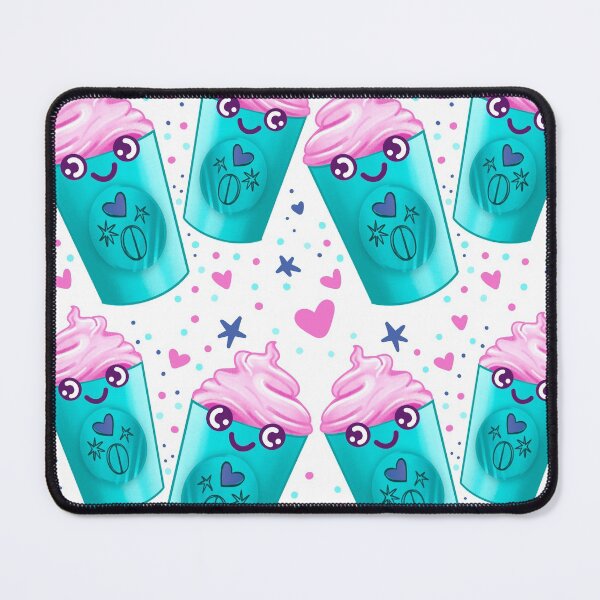 Item preview, Iced coffee or Chocolate pink take away cup pattern designed and sold by jazzydevil.