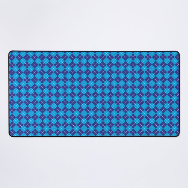 Argyle Pattern | Shades of Blue | Scottish Patterns | Highland Patterns | Classic Patterns | Desk Mat