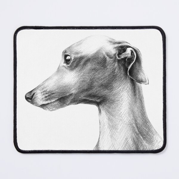 Item preview, Italian Greyhound Dog portrait Elegant Cute Animal art designed and sold by edrawings38.