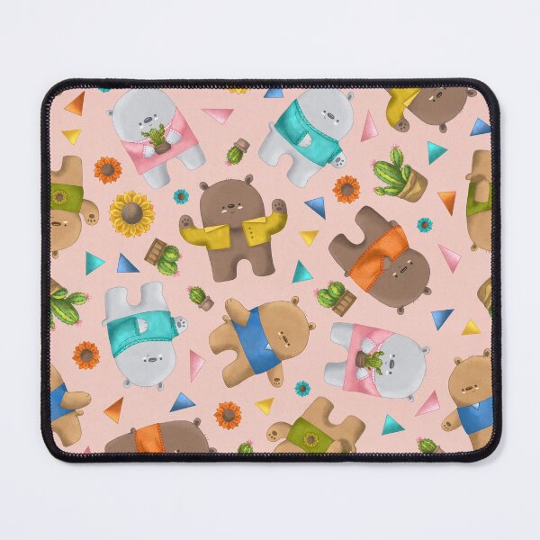 Item preview, Bears Cactuses Sunflowers - Powder Pink designed and sold by by-lauren.