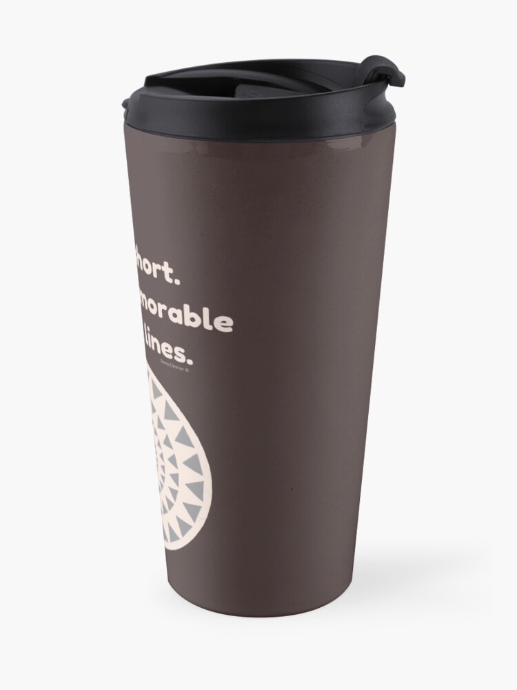 Alternate view of Life is Short Create Memorable Vacuum Lines Carpet Cleaning Fun Travel Mug