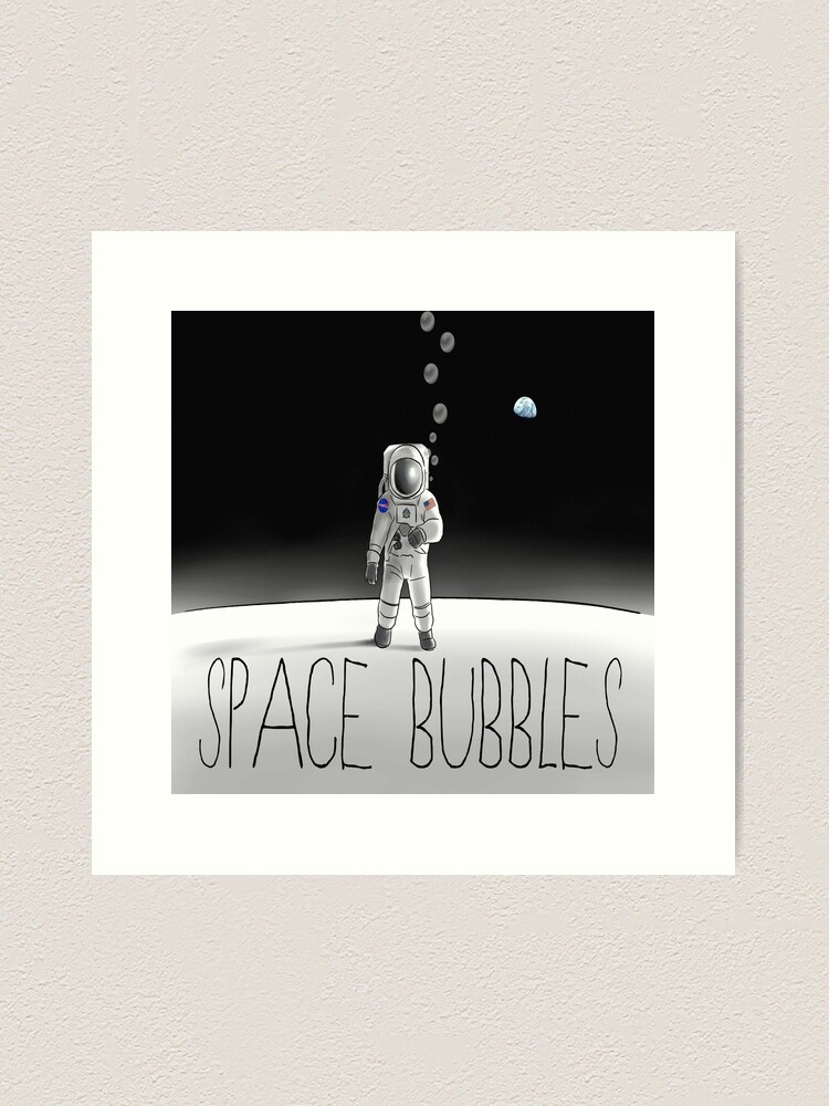 Alternate view of Space Bubbles  Art Print