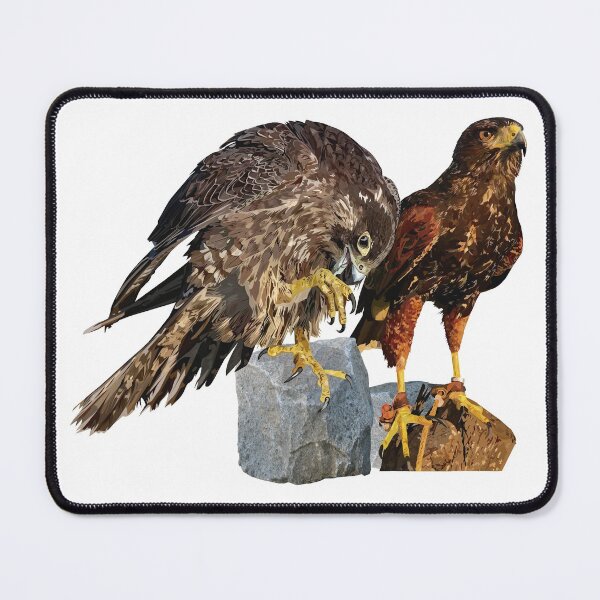 Item preview, Peregrine Falcon and Harris's Eagle designed and sold by obscurite.