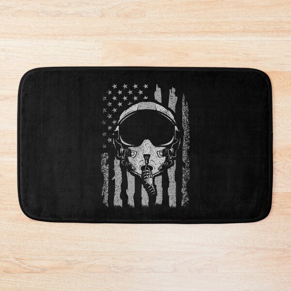 Item preview, Jet Fighter Pilot Helmet American Flag designed and sold by Uppercase Tees.